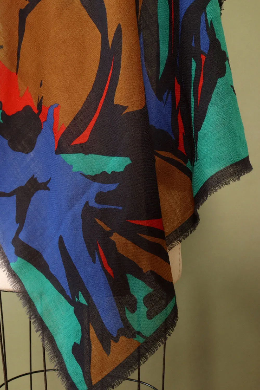 Abstract Colorblock Scarf