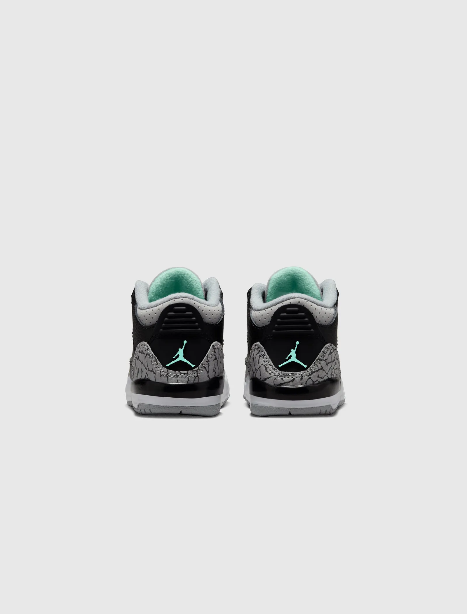 AIR JORDAN 3 RETRO BLACK/ GREEN GLOW TD