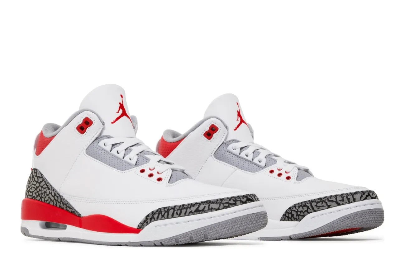 Air Jordan 3 Retro 'Fire Red' 2022