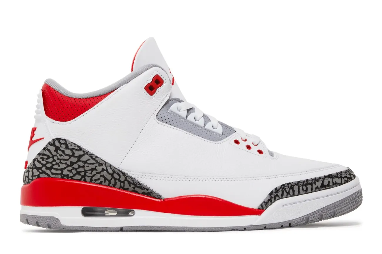 Air Jordan 3 Retro 'Fire Red' 2022