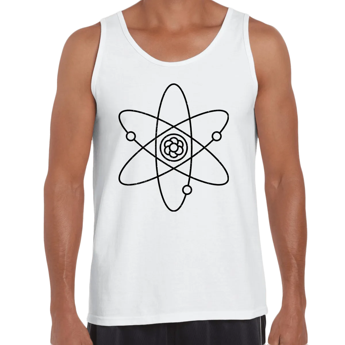 Atomic Symbol Tank Top Physics Album Geek Nerd Science