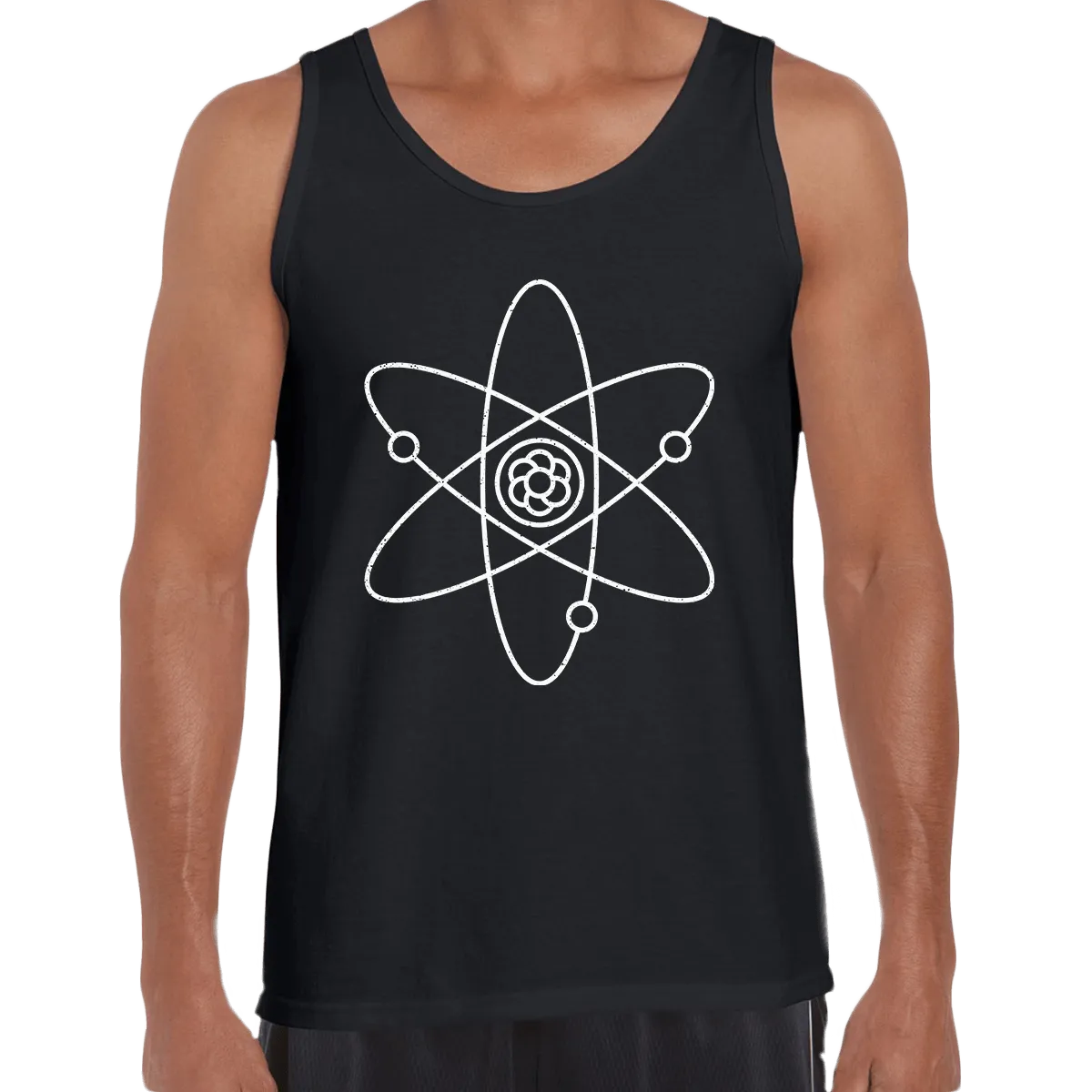 Atomic Symbol Tank Top Physics Album Geek Nerd Science