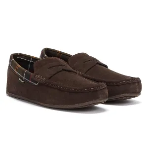 Barbour Men's Porterfield Slippers in Brown