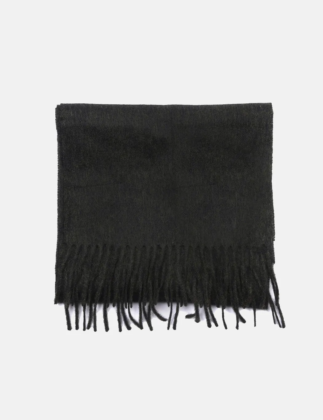 Barbour Plain Lambswool Scarf - Black