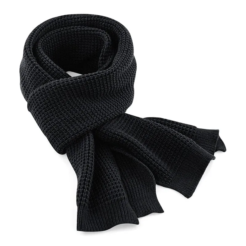 Beechfield Classic Waffle Knit Scarf