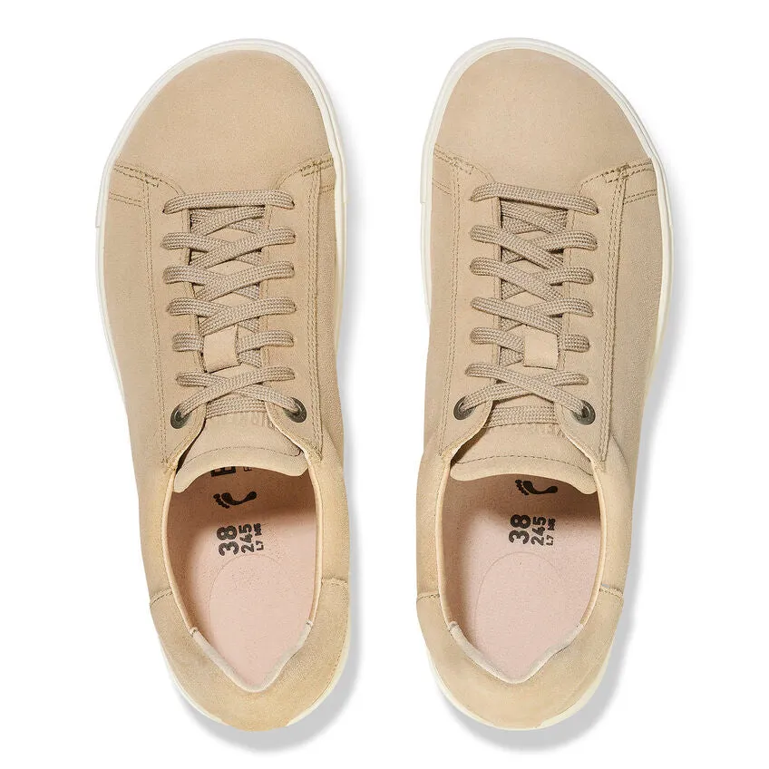 Bend Leather Panel Sneaker in Sandcastle