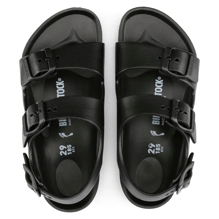 Birkenstock Kids' Milano Essentials EVA (Black)