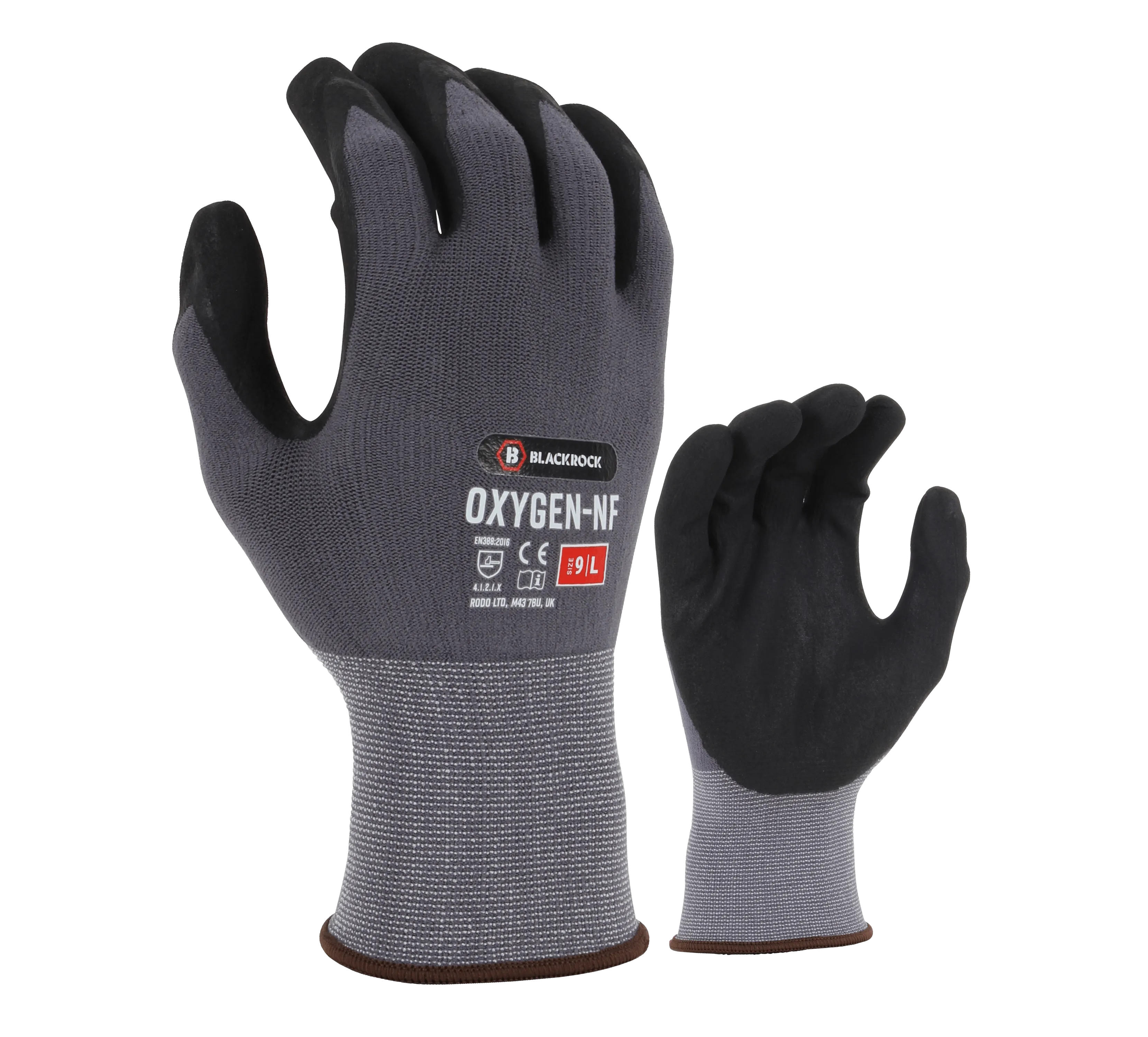 Blackrock Oxygen Nylon Nitrile Foam Work Gloves