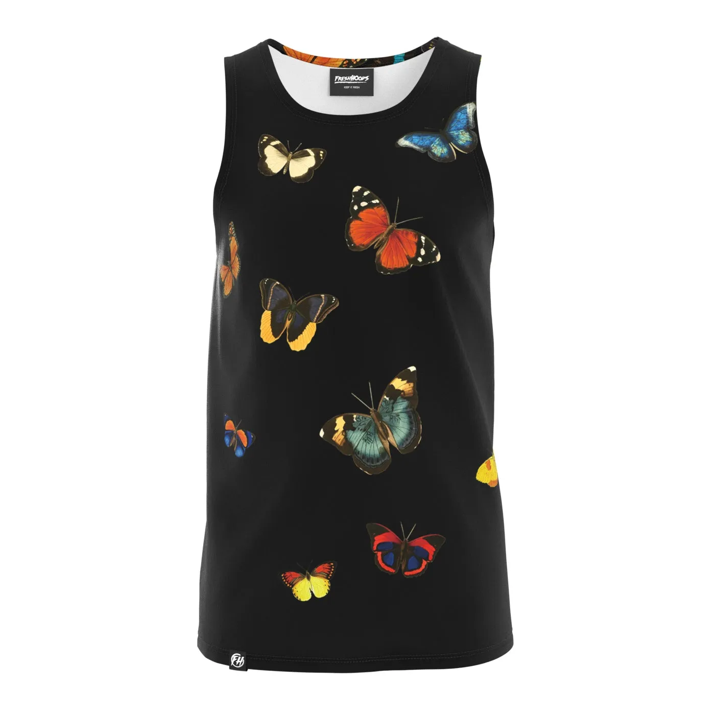 Butterfly Skull Tank Top