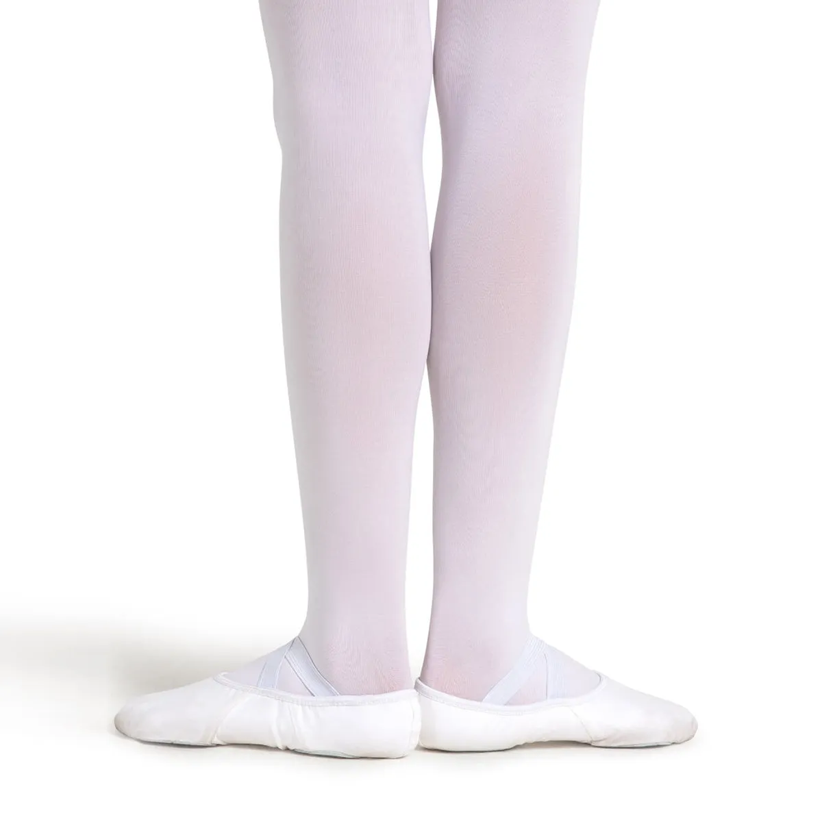 Capezio Child's Hanami Stretch Canvas Ballet Slippers - White