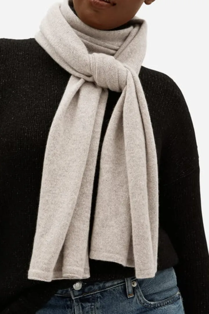 Cashmere Blanket Travel Wrap Light Beige | Millet