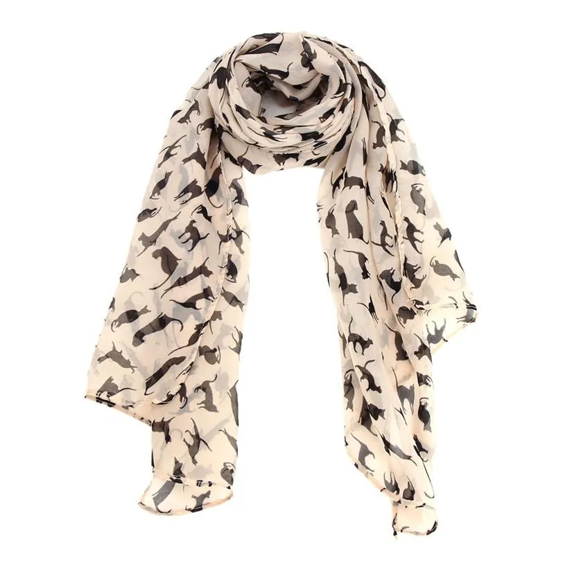 Cat-tastic Women's Chiffon Scarf