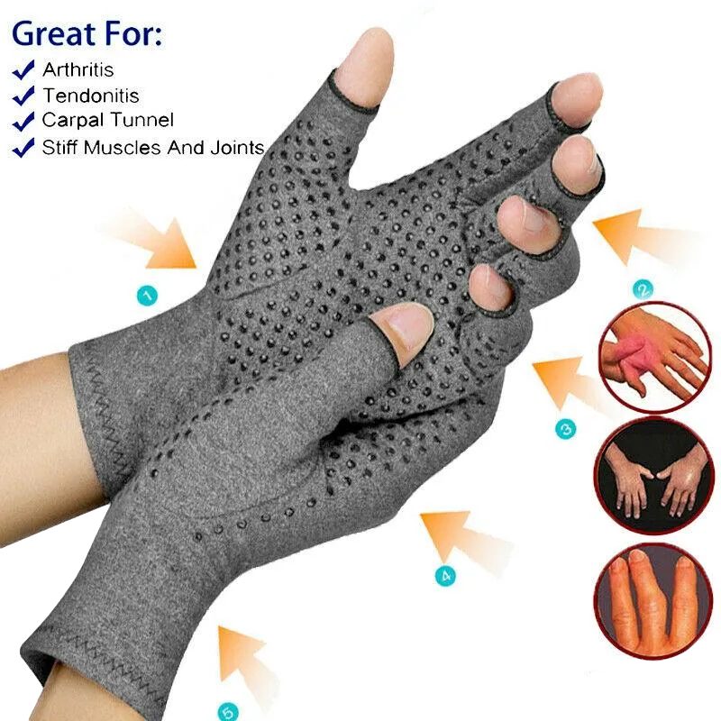 Compression Gloves Carpal Tunnel Arthritis Pain Relief Therapeutic Brace