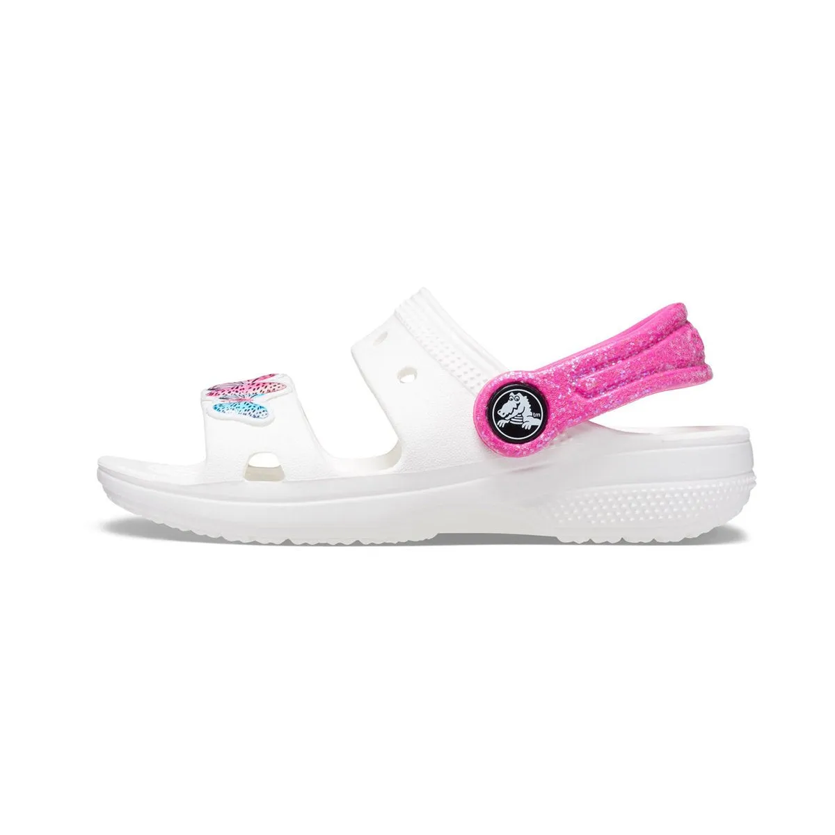 Crocs Classic Embellished Sandal Toddler girl's sandal 207803-100 white