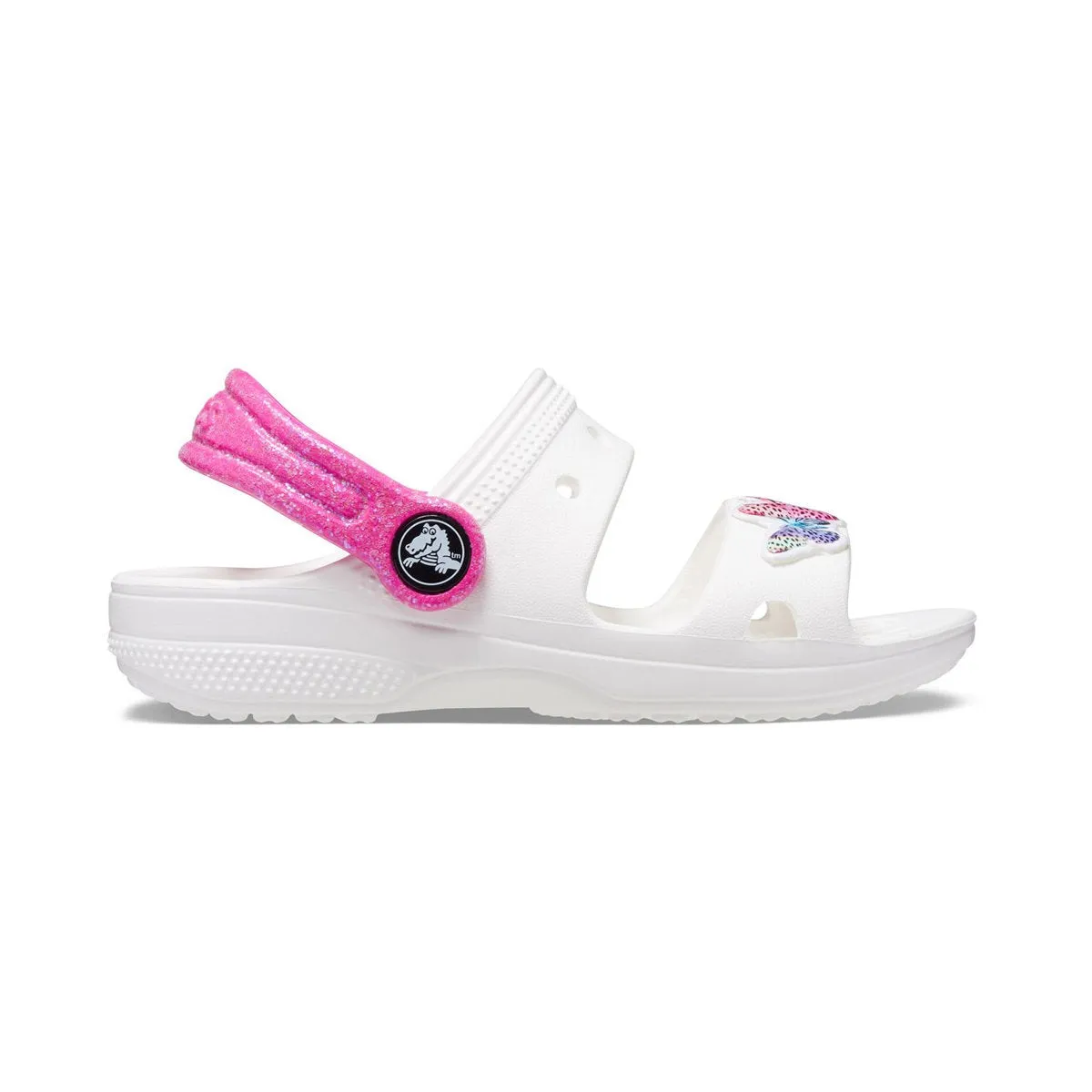 Crocs Classic Embellished Sandal Toddler girl's sandal 207803-100 white