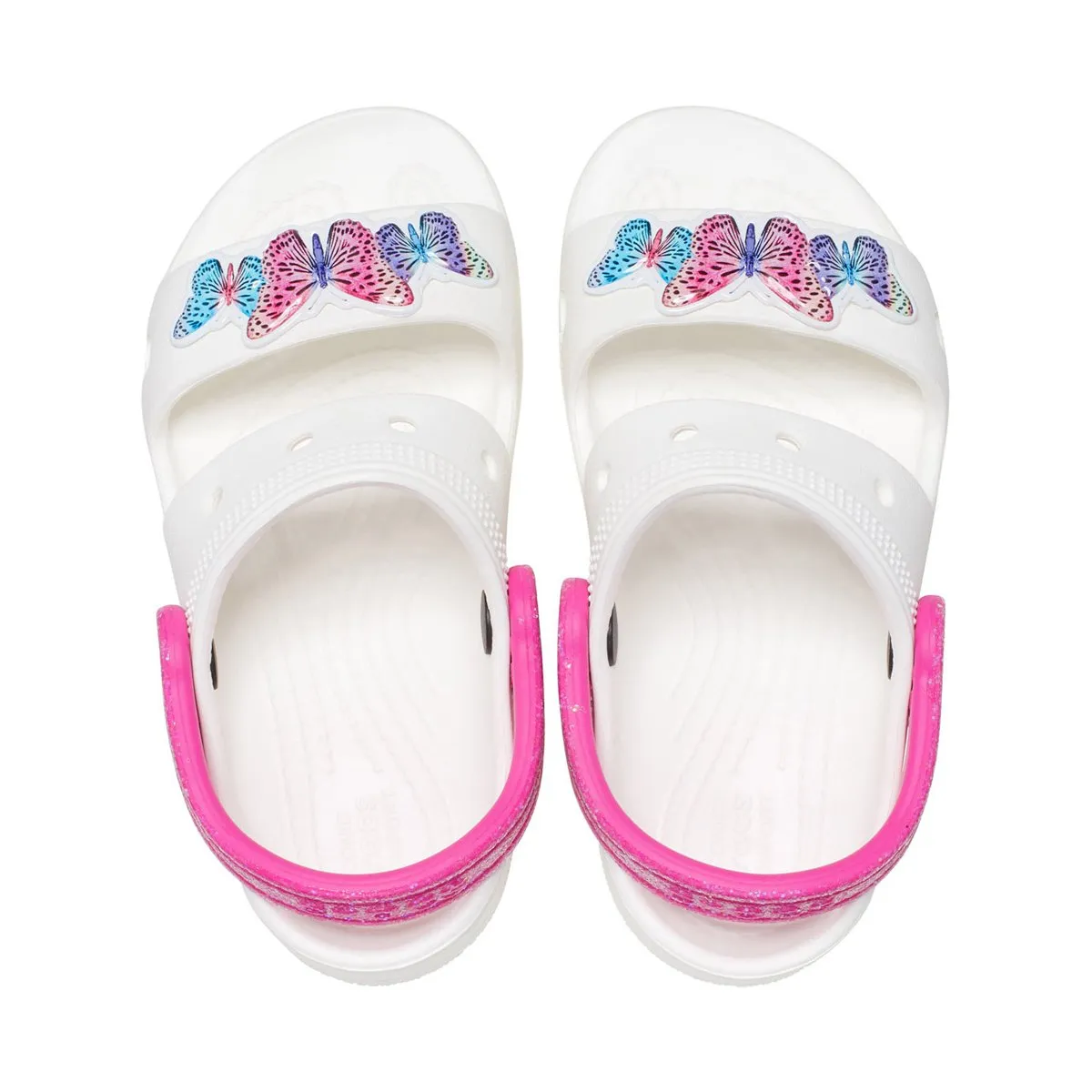 Crocs Classic Embellished Sandal Toddler girl's sandal 207803-100 white