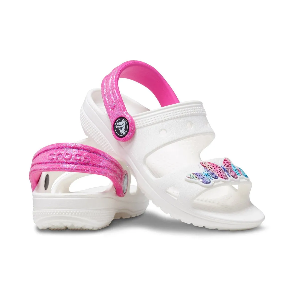 Crocs Classic Embellished Sandal Toddler girl's sandal 207803-100 white