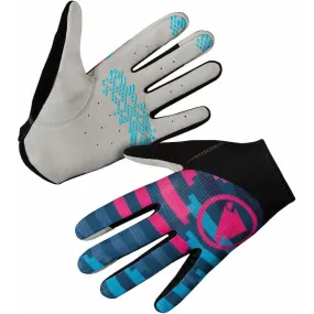 Endura Hummvee Lite Icon Full Finger Cycling Gloves - Blue