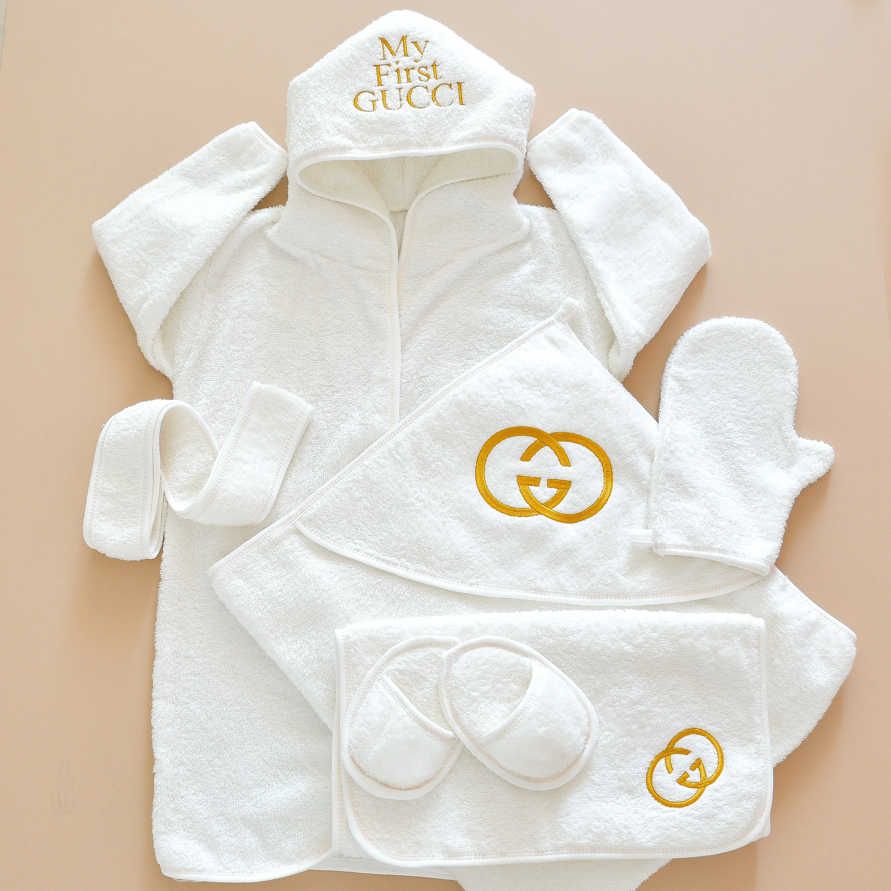 Glam Baby Hooded Bathrobe Set