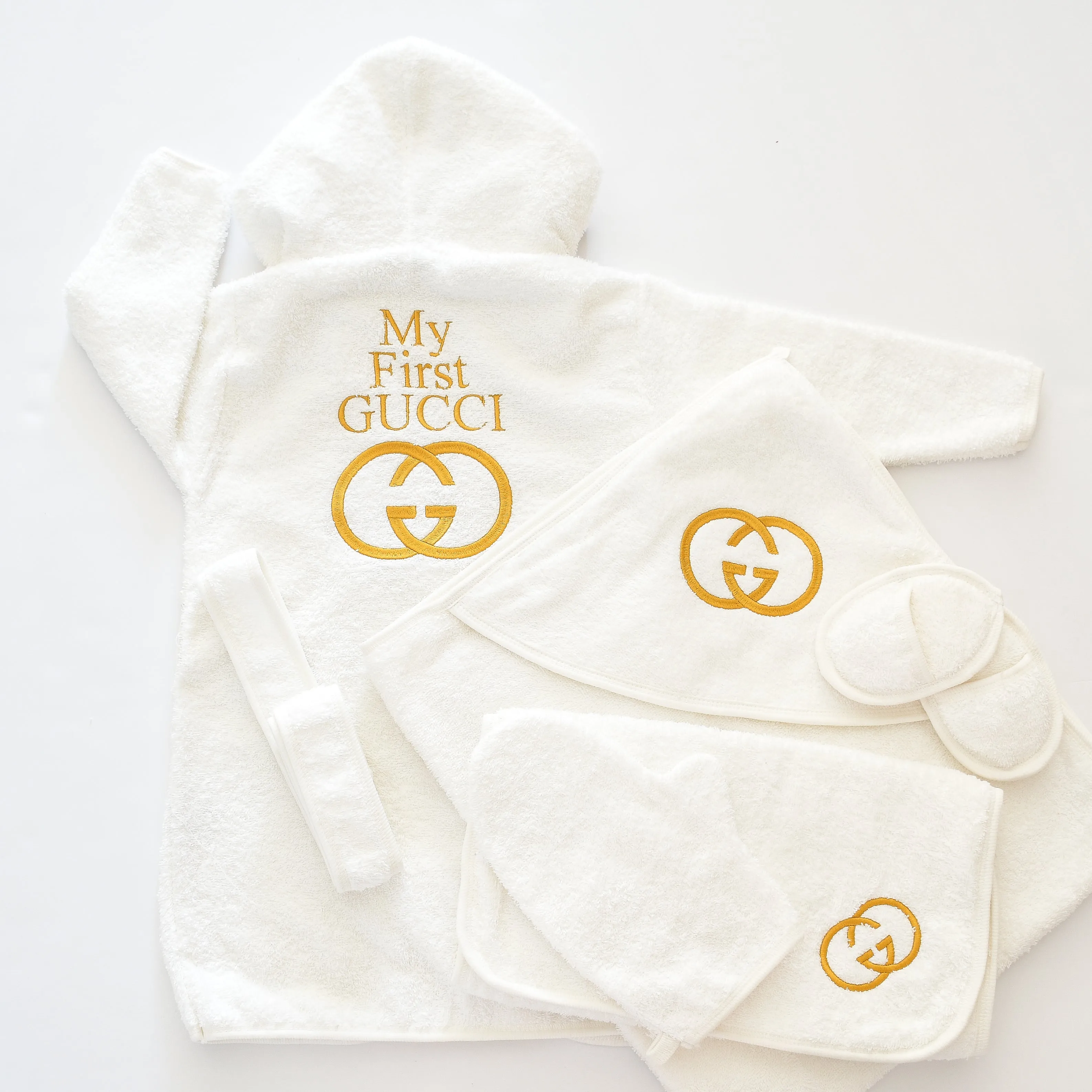 Glam Baby Hooded Bathrobe Set