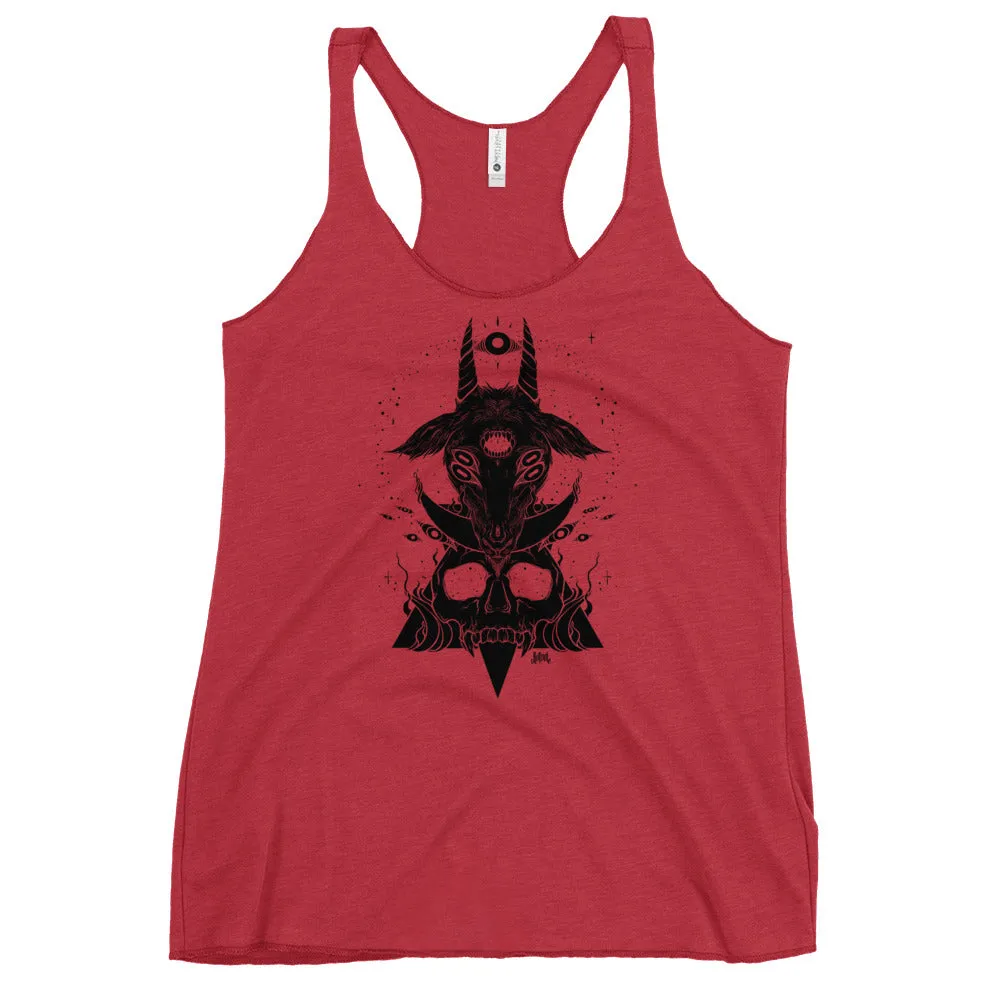 Goat & Skull, Racerback Tank Top