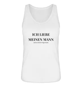 Ich liebe meinen Mann 100% Bio Tank Top