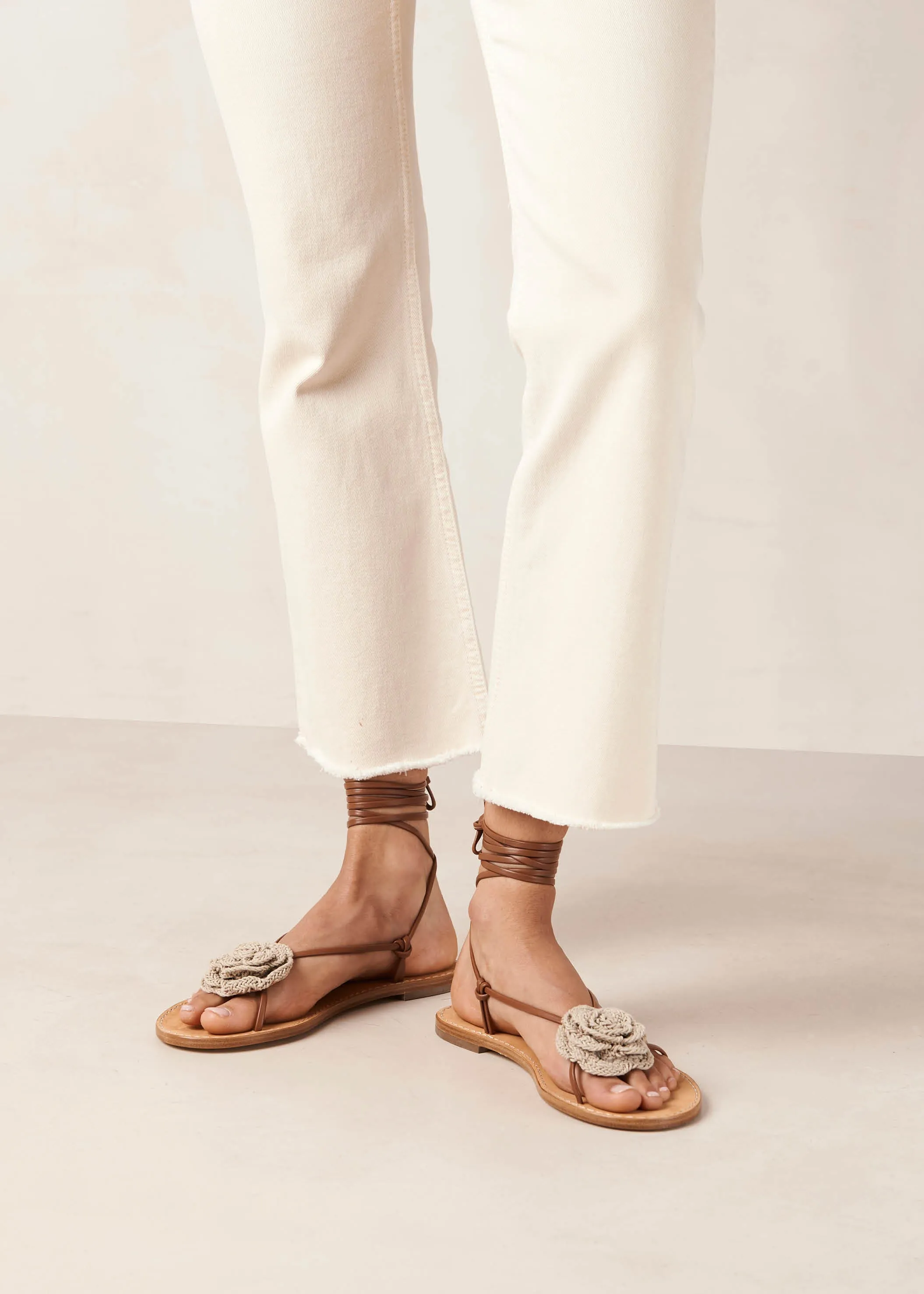 Jakara Tan Leather Sandals