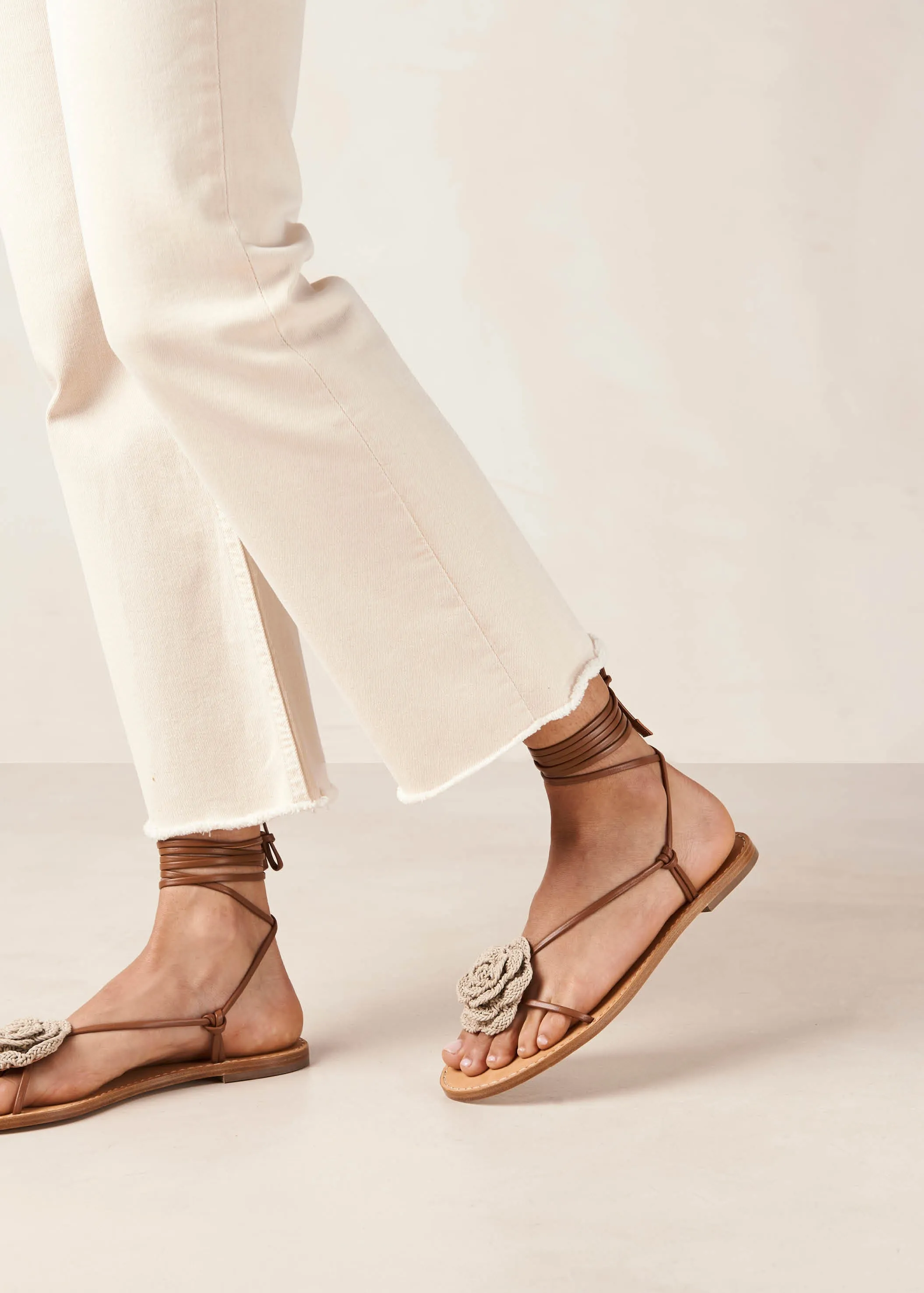 Jakara Tan Leather Sandals