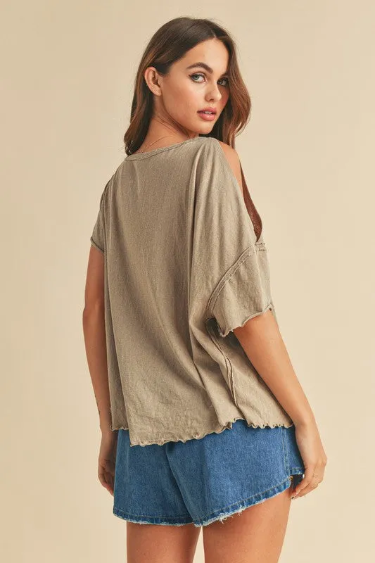 Jilli Cold Shoulder Top