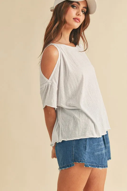 Jilli Cold Shoulder Top