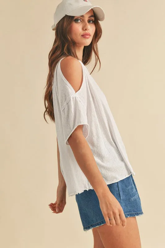 Jilli Cold Shoulder Top