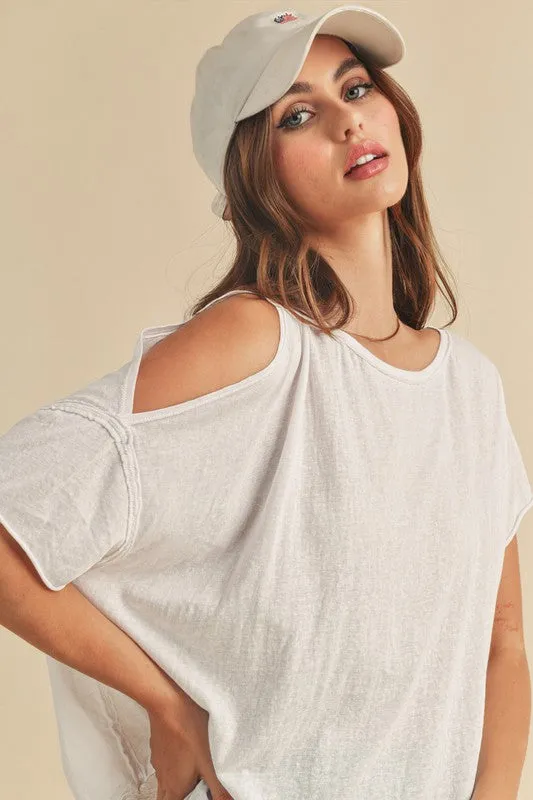 Jilli Cold Shoulder Top