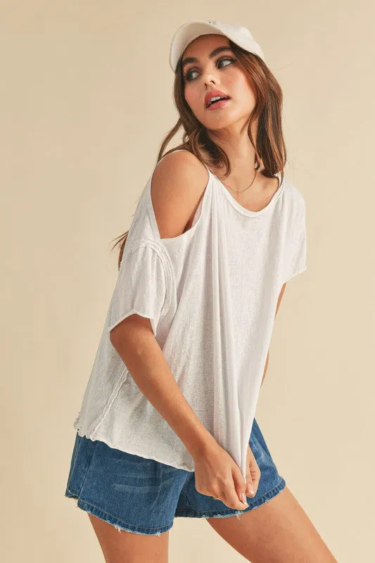 Jilli Cold Shoulder Top