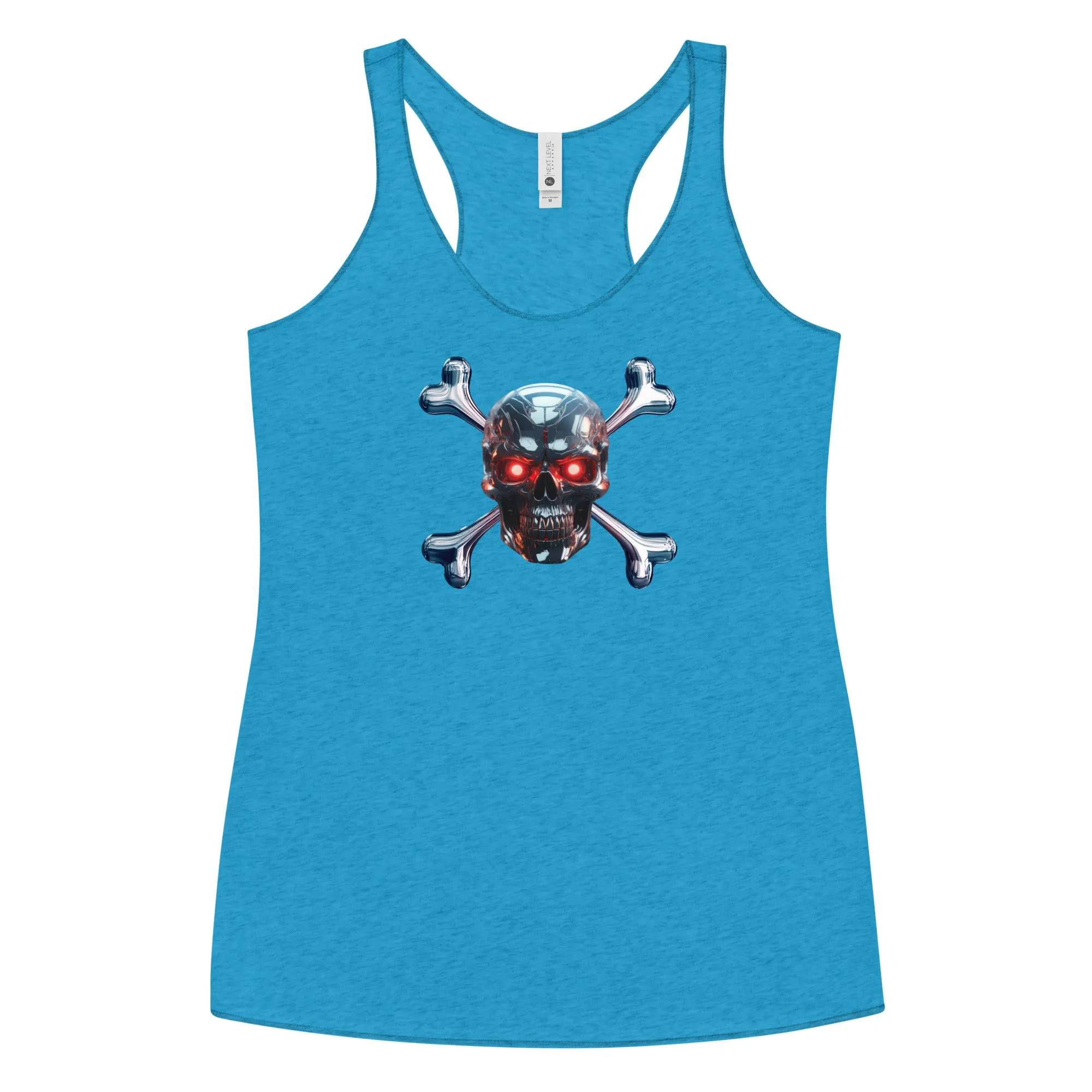 Jolly Roger Terminator Women's Racerback Tank