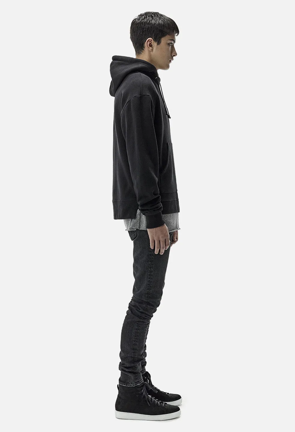 Kake Mock Pullover / Black