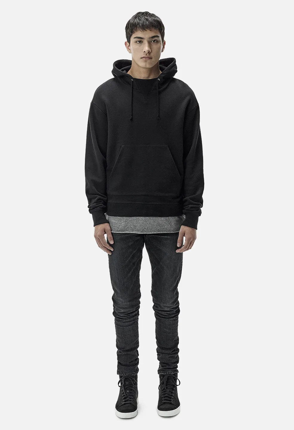 Kake Mock Pullover / Black