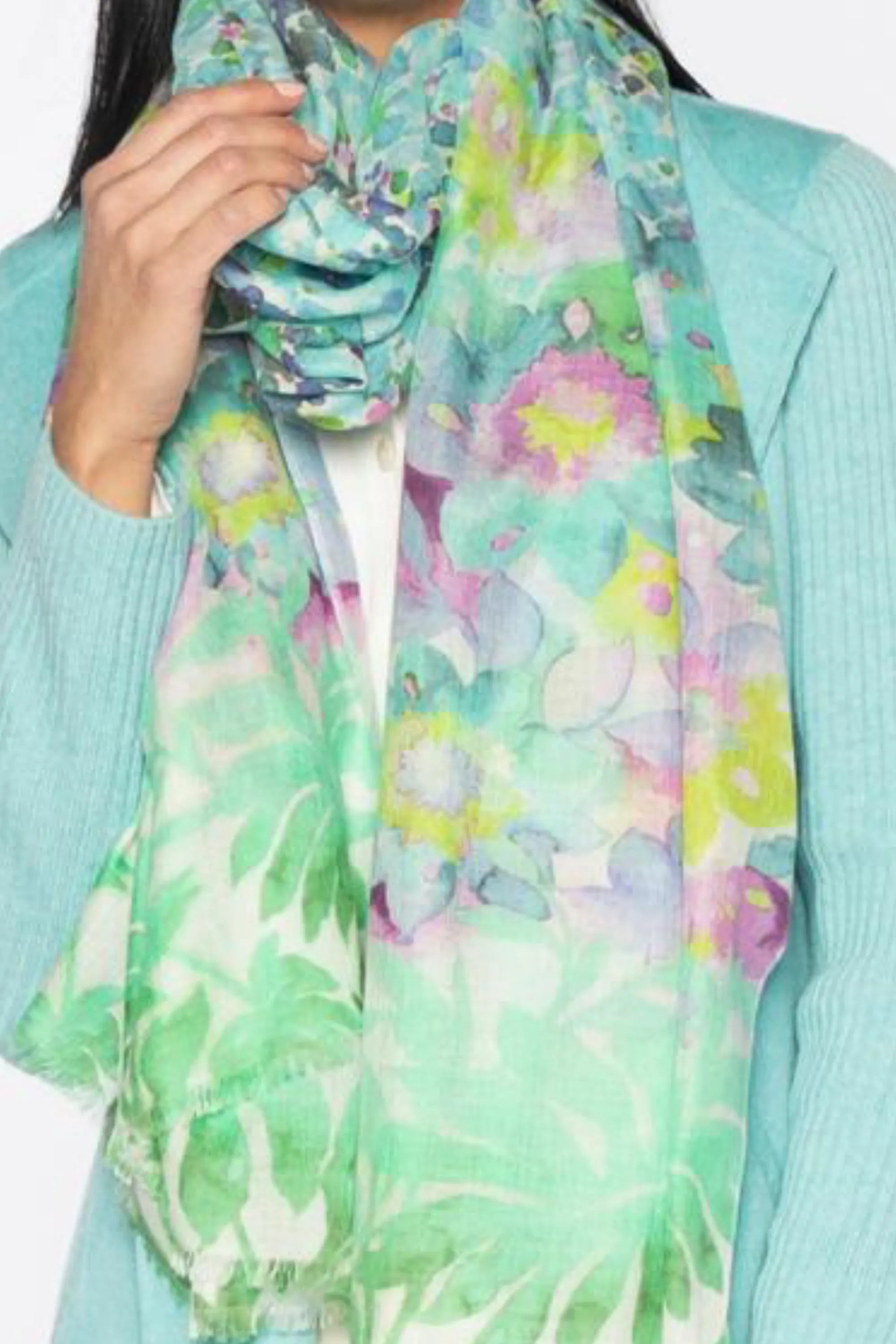 Kinross Blooms Print Scarf