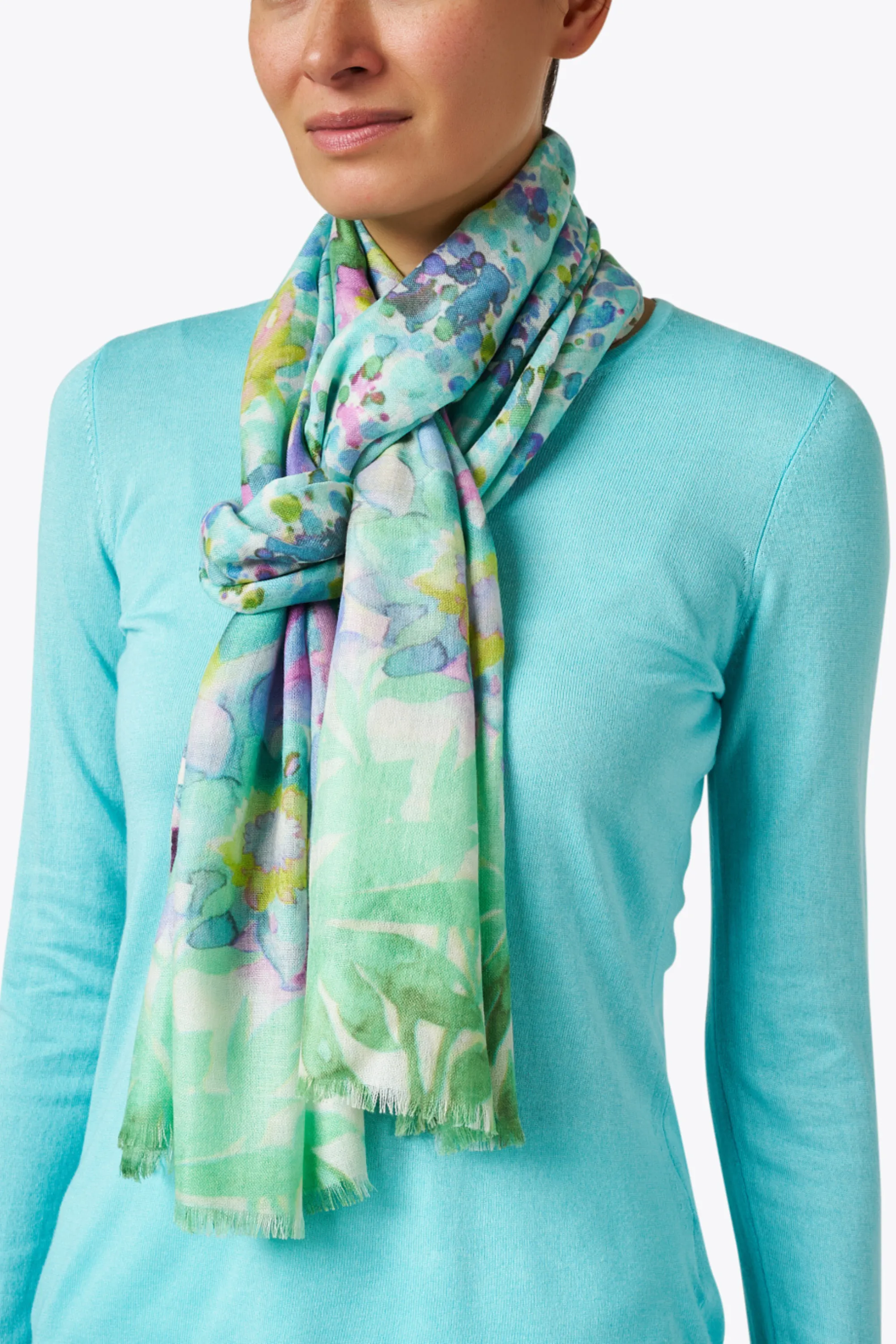 Kinross Blooms Print Scarf