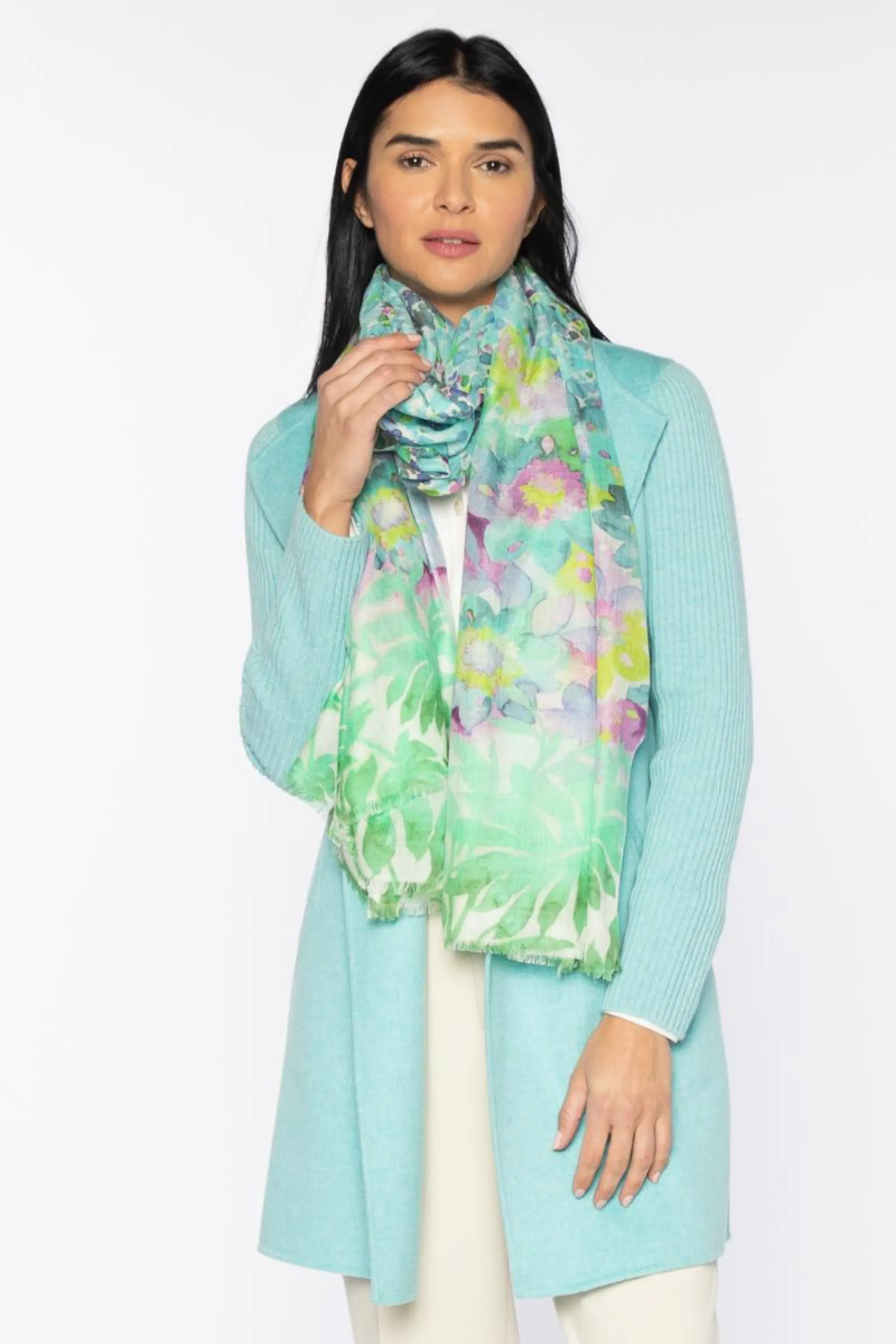 Kinross Blooms Print Scarf