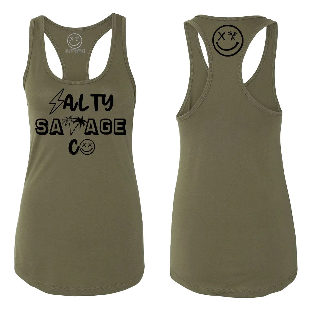 Ladies "90's Logo" Racerback Tank