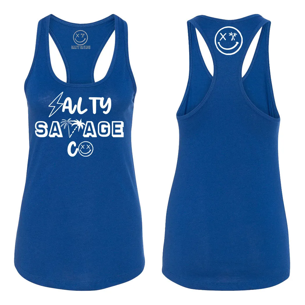 Ladies "90's Logo" Racerback Tank