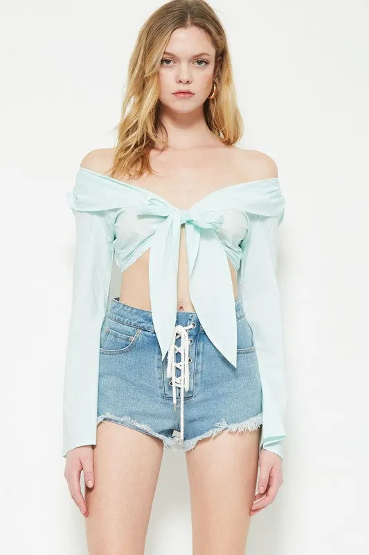 LOVER'S LIGHT CROP TOP