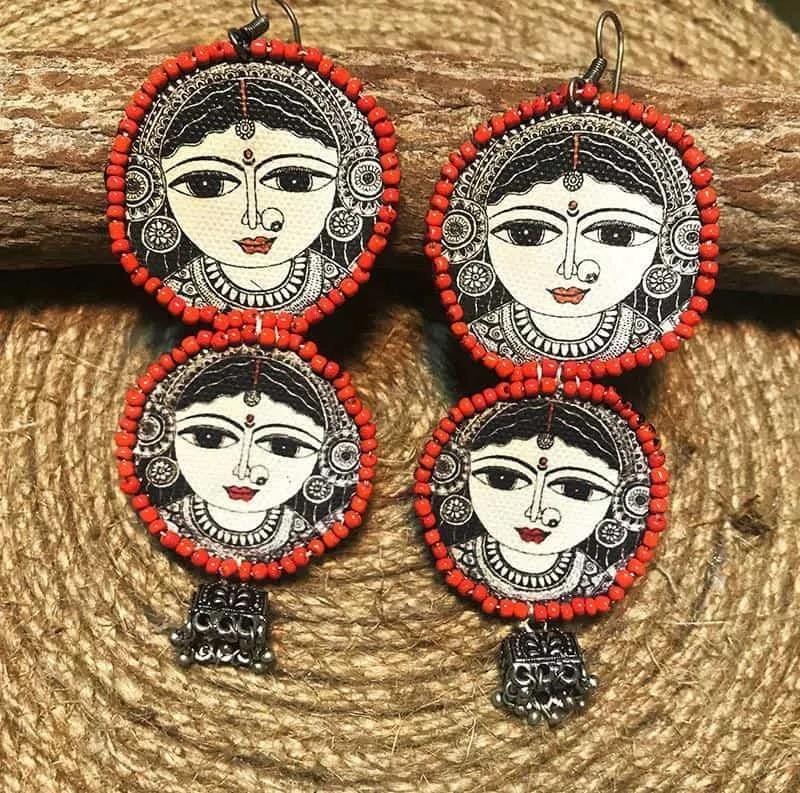 Madhubani earring