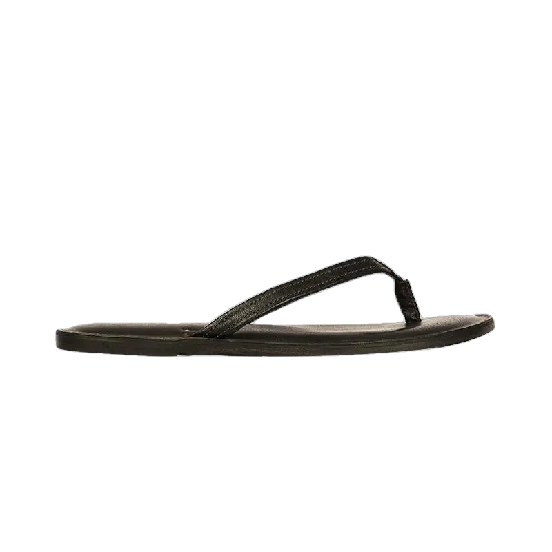 Melina Flat Leather Flip Flop women's slippers