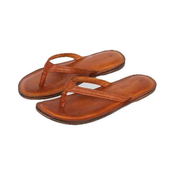 Melina Flat Leather Flip Flop women's slippers