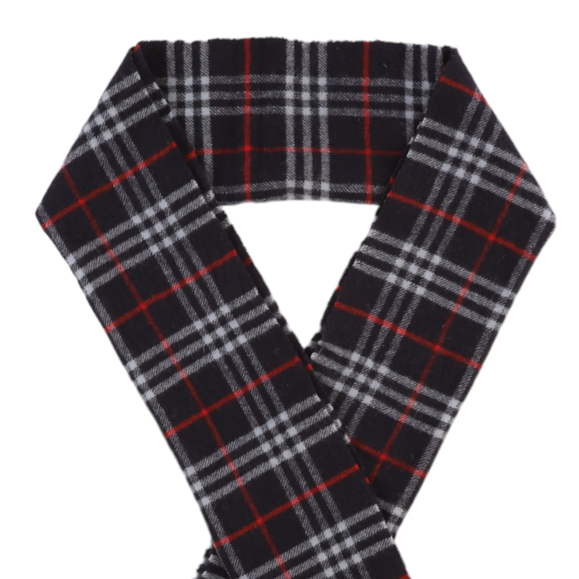 Men's Checkered Scarf Navy