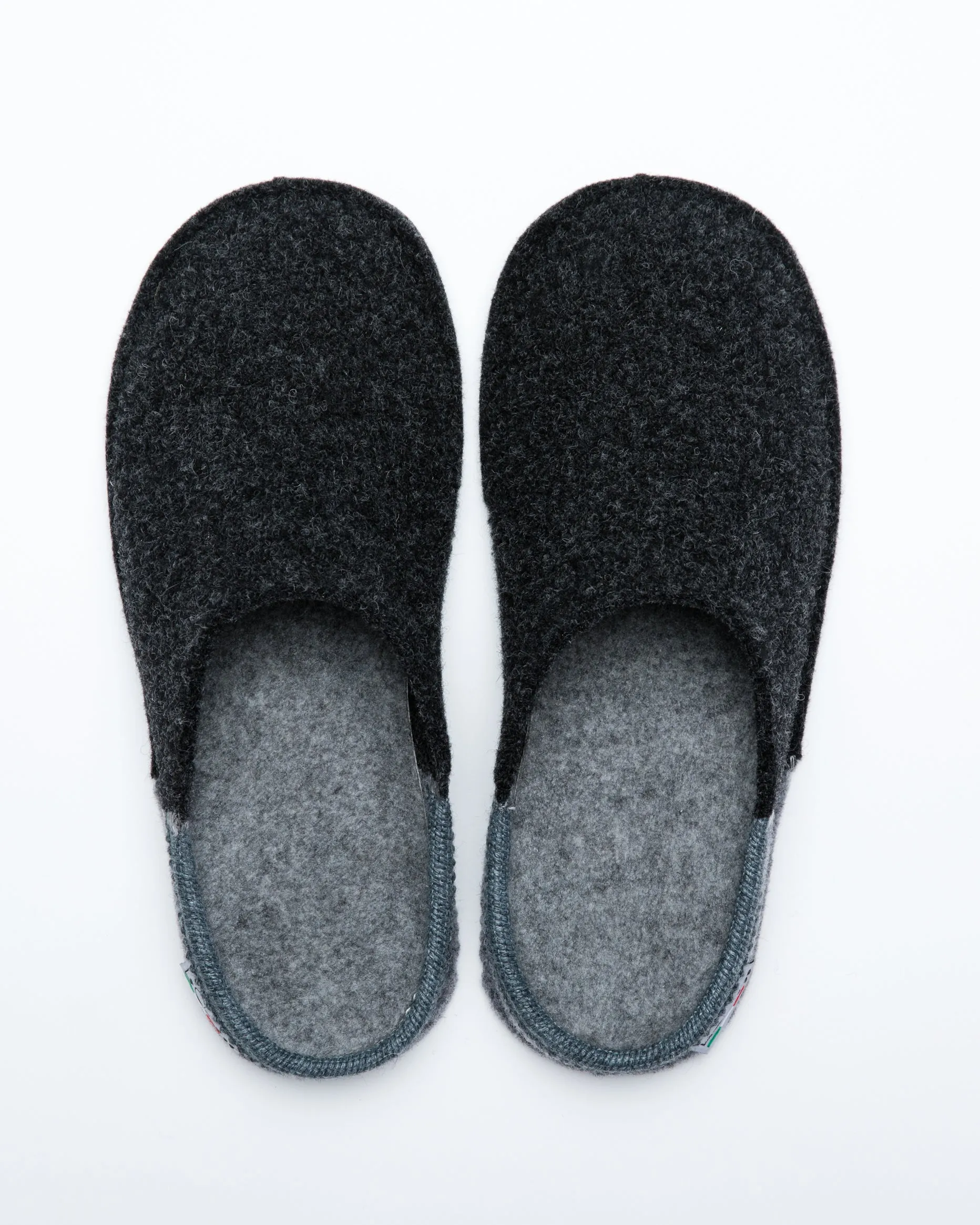 Men's Nuvola Bico Wool Slipper Charcoal