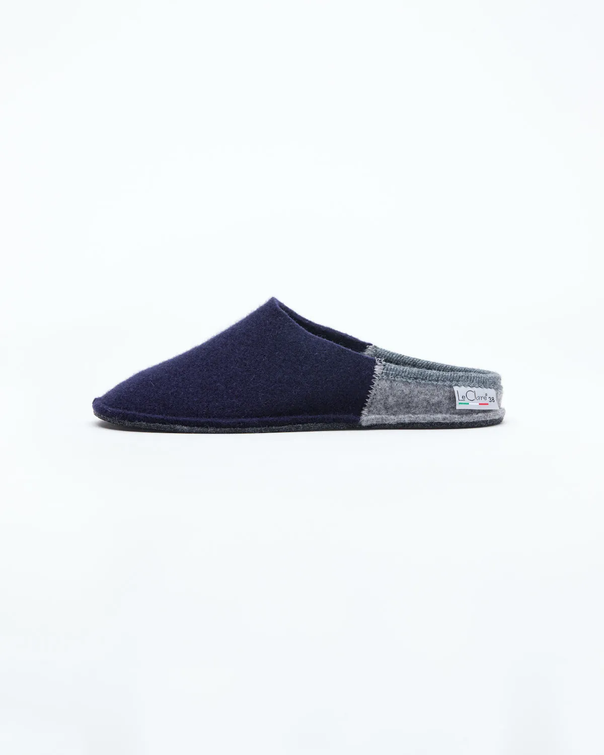 Men's Nuvola Bico Wool Slipper Navy