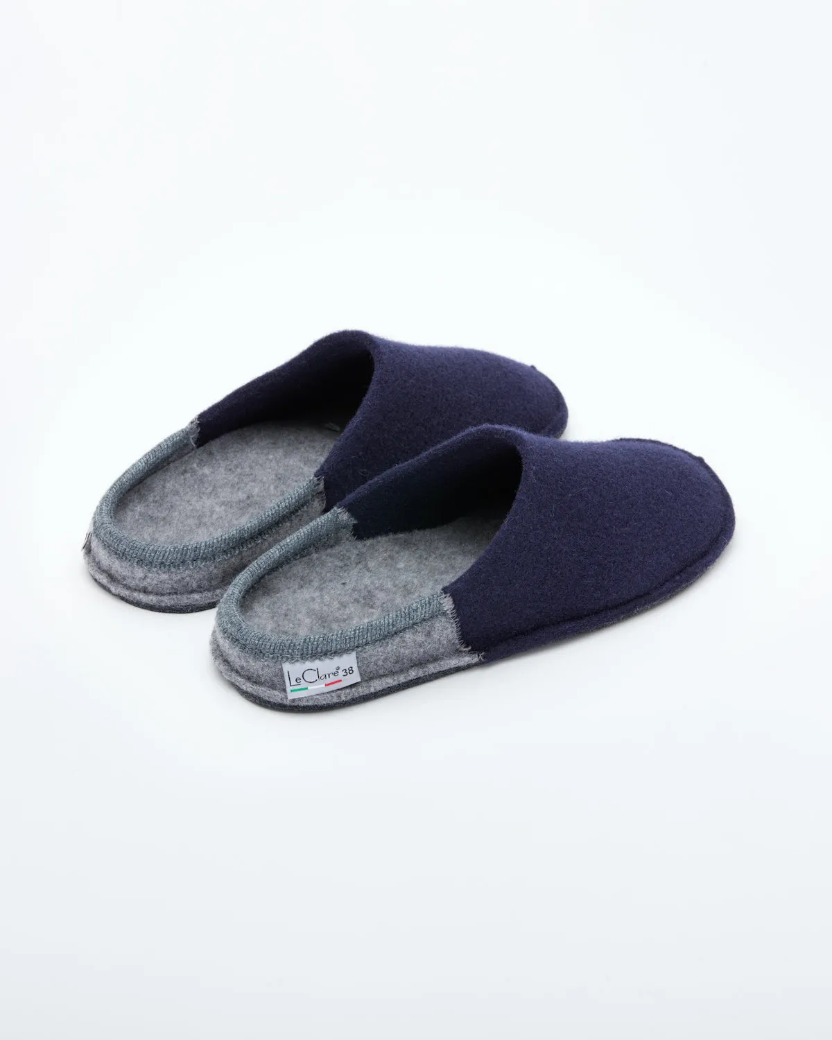 Men's Nuvola Bico Wool Slipper Navy