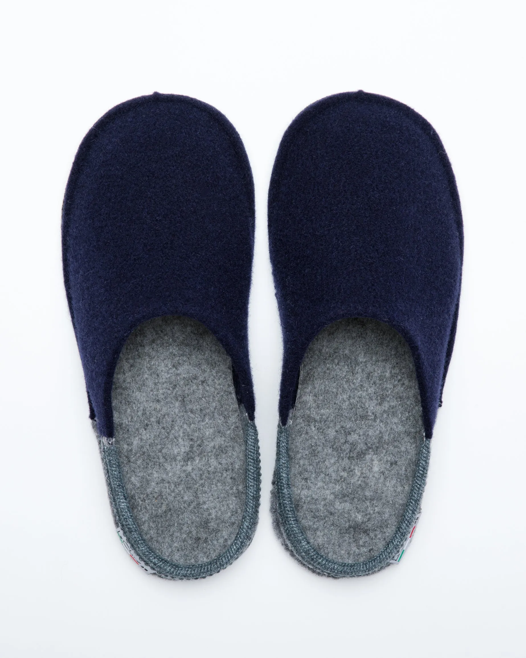 Men's Nuvola Bico Wool Slipper Navy